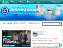 Tablet Screenshot of leasetoowndishwasher.com